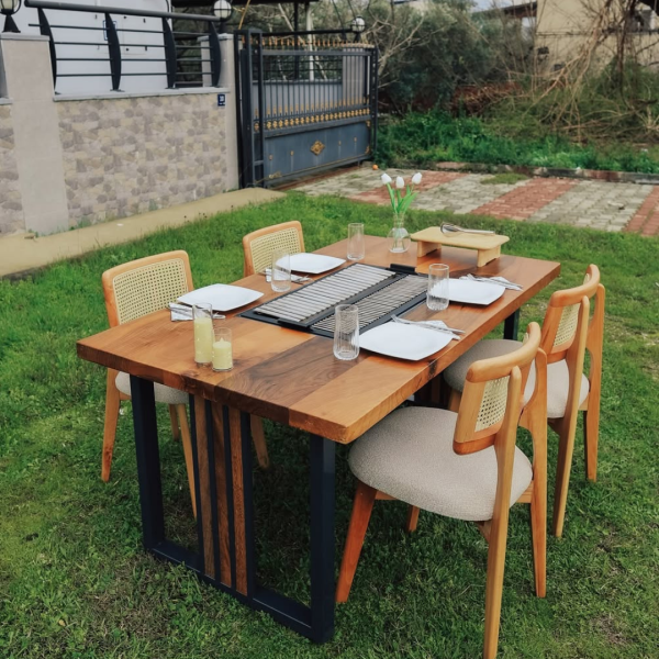 Walnut Grill Table