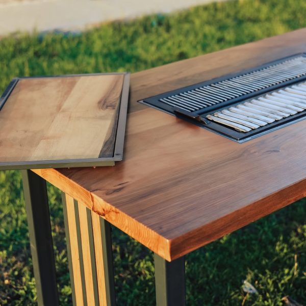 Walnut Grill Table - Image 4