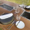 Walnut Grill Table Ice & Flame - Image 2