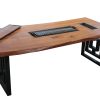 Walnut Grill Table Ice & Flame - Image 4